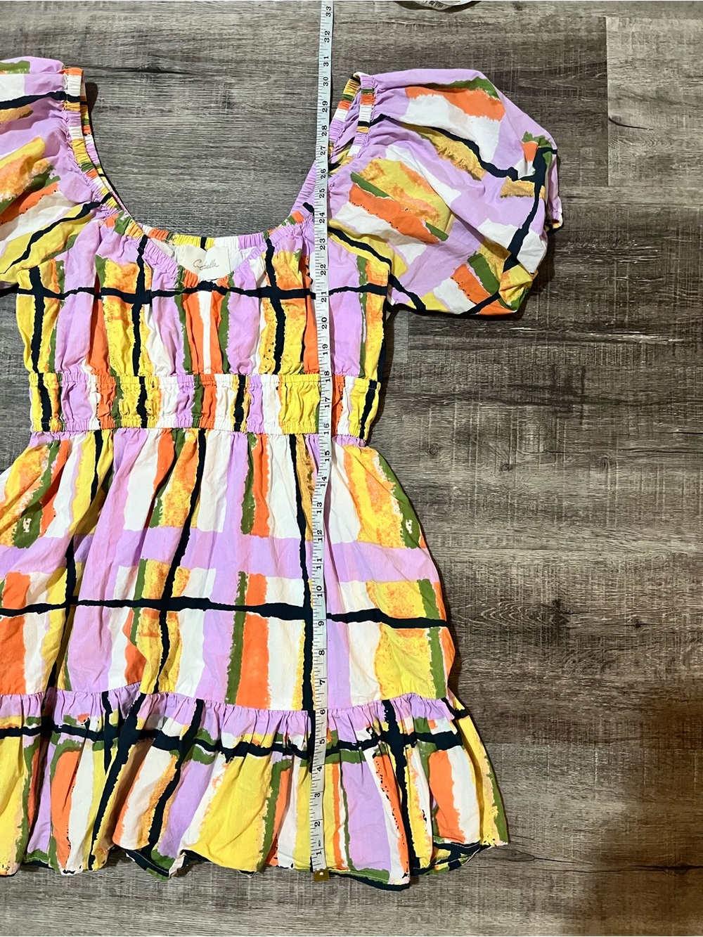 CLEOBELLA Iona Mini Dress in Saffron Hale Print - Picture 7 of 7